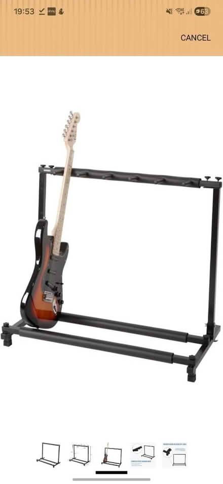 Photo of Multiple guitar stand (Streatham) #2