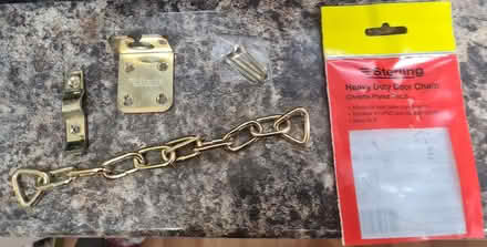 Photo of free Gold door security chain (Sandbach CW11) #1