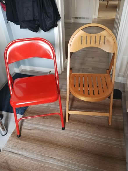 Photo of free Two Folding Chairs (Harvey Close BS22) #1