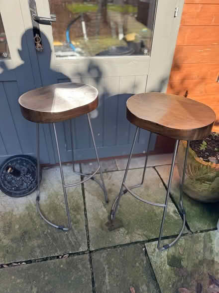 Photo of free 2 x bar stools (Kippax LS25) #1