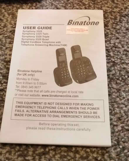 Photo of free Answering machine with 2 cordless phones + wired handset (Belmont BL7) #3