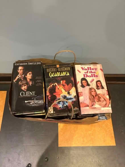 Photo of free VHS tapes assorted (6101 14 th st nw Washington dc) #1