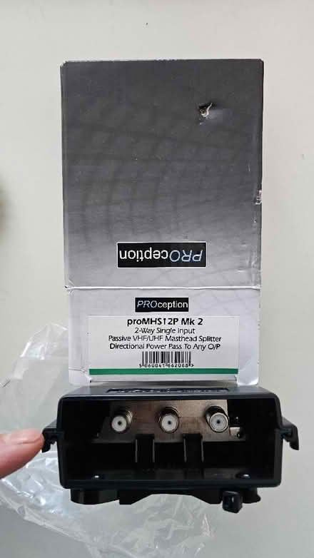 Photo of free TV aerial extension cables and new masthead-splitter and con (Townsend AL3) #2