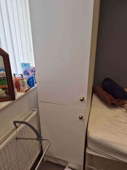 Photo of free White wooden storage (UB1) #1