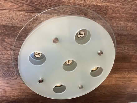 Photo of free Glass flush light fitting (Horsforth LS18) #3