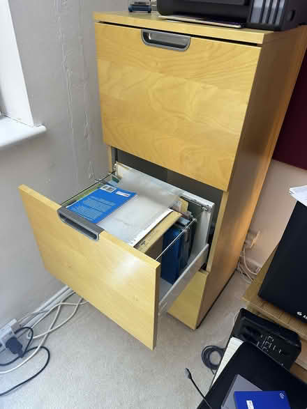 Photo of free Filing cabinet with lock (W13) #1