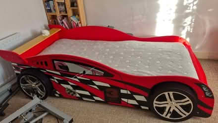 Photo of free Racecar bed - full size single bed - without mattress (West Kensington W14) #1
