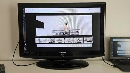 Photo of free Perfectly working 32" TV Samsung LCD - ignore that stroking! (Townsend AL3) #1