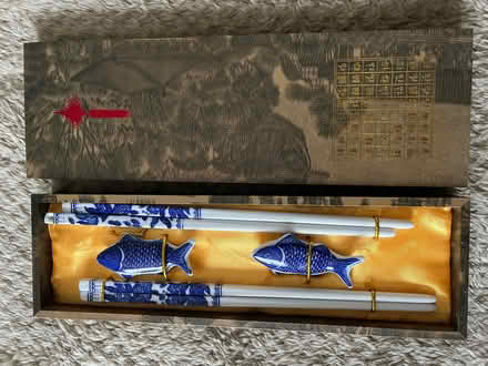 Photo of free Chopsticks with a fishy theme. New and unused. (Bridgewood Gate ME5) #1