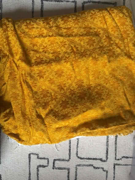 Photo of free Vintage gold bedspread (Rego Park) #1