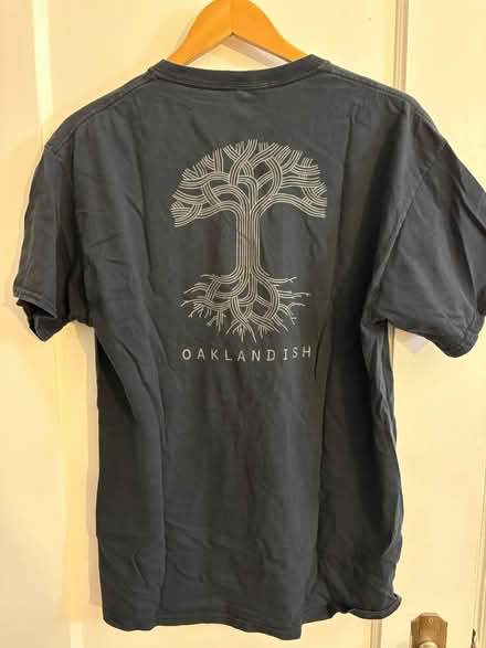 Photo of free Oaklandish Autumn Lights Lg Tshirt (Dimond/Fruitvale) #3
