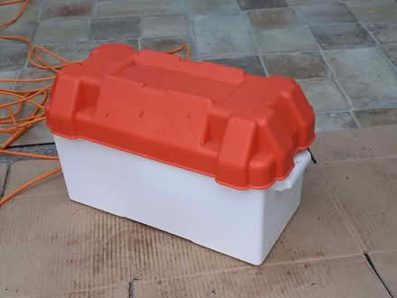 Photo of free 12v battery box (Overton RG25) #1