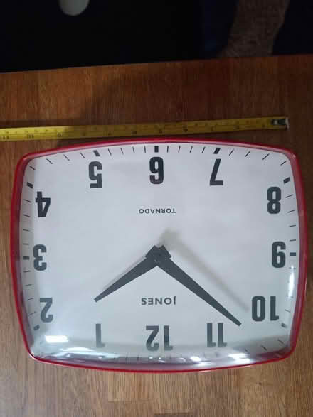 Photo of free Clock, dark red (Hayling Island PO11) #1
