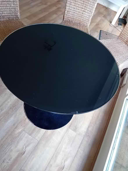 Photo of free Glass Dining table (Willingdon BN22) #2