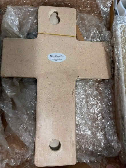 Photo of free Ceramic cross (Bascom/Union Campbell) #2