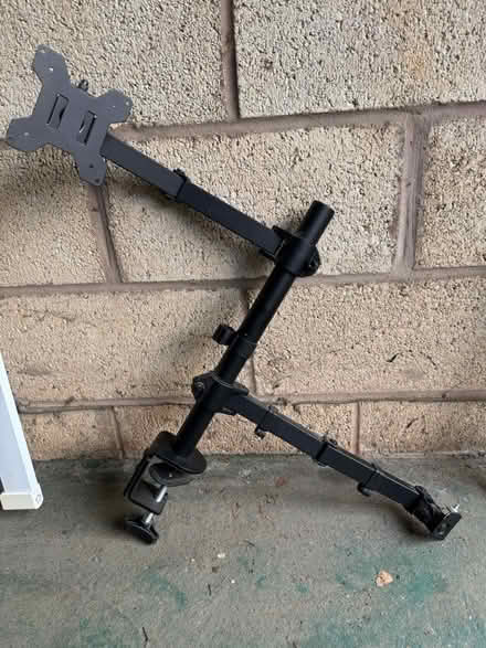 Photo of free Double computer monitor holder (Bishops Cleeve) #1