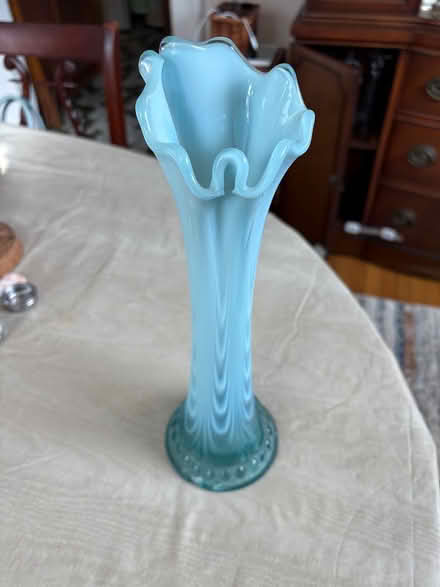 Photo of free Aqua glass vase (Drexel Hill) #1
