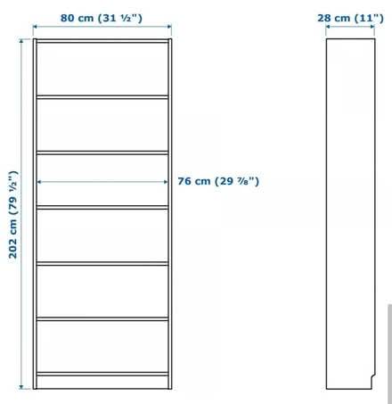 Photo of free IKEA Billy tall bookshelf (N7) #3