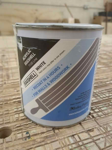 Photo of free White Eggshell Paint (Horns Road, GL5) #1