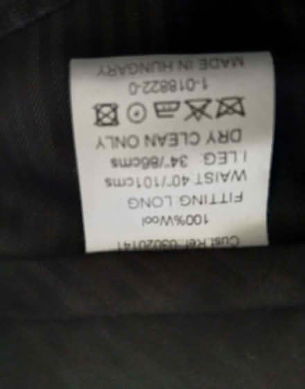 Photo of free Mens Suit Large (Lea Cross SY5) #3