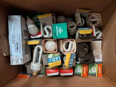 Photo of free Many CFL bulbs (El Camino at Bowers) #1