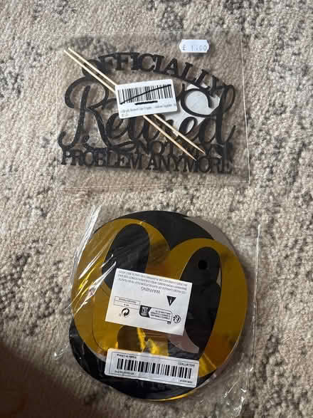 Photo of free Retired cake topper (S80 3) #1