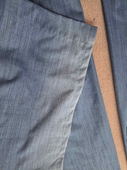 Photo of free Blue Eyelet Curtains (Barkingside IG5) #2