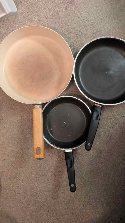 Photo of free 3 frying pans (Crownhill MK8) #1