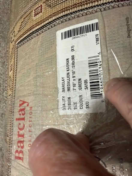 Photo of free Woven rug, 7 10” x 9 10” (Charles Town, wv) #1