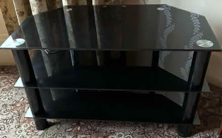 Photo of free Leather couches & glass tv unit (Glasgow/Paisley/ Johnstone PA5) #4