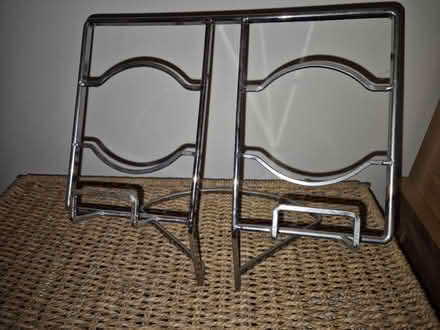 Photo of free Metal recipe book stand (Whiteshill, Stroud) #1