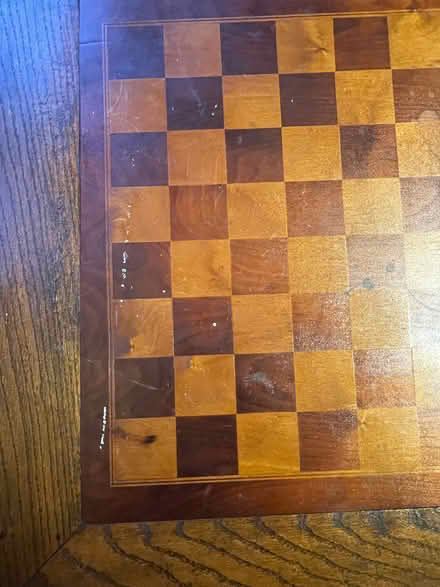 Photo of free Chess / draughts table (Warton LA5) #3