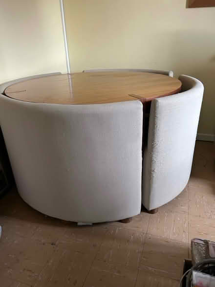 Photo of free Round table and curved chairs set (Ratby Leicester LE6) #4