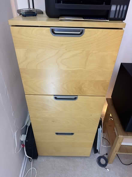 Photo of free Filing cabinet with lock (W13) #2