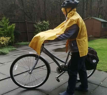 Photo of free Waterproof bicycle cape unisex (Llandrindod LD1) #1