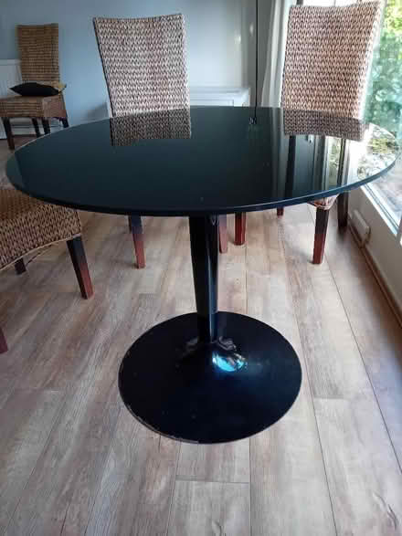 Photo of free Glass Dining table (Willingdon BN22) #1