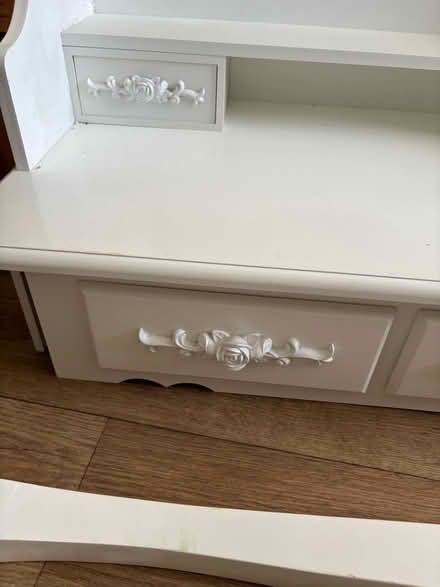 Photo of free White dressing table & stool (Erith DA17) #2