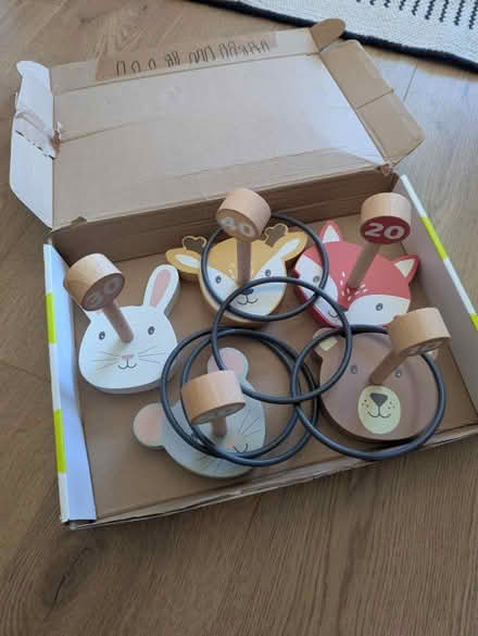 Photo of free Wooden animal hoop toss game (SW9) #2