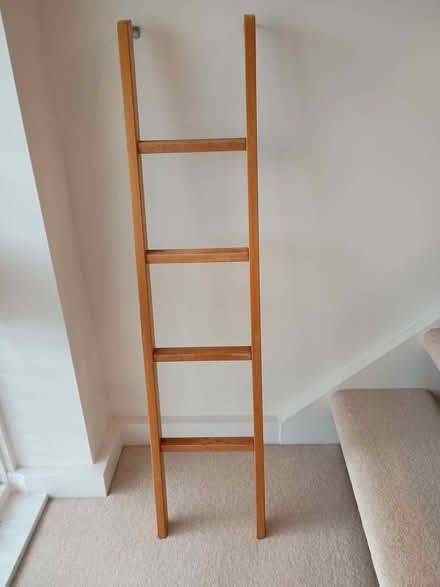 Photo of free Bunk bed ladder in pine. (St. Mary Hill CF35) #1
