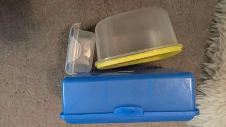 Photo of free 3 plastic containers, various sizes. Good for storage or pac (Crownhill MK8) #2