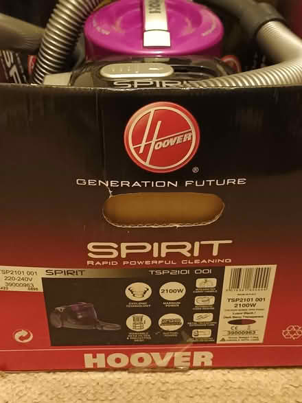Photo of free Hoover Spirit 2100 vacuum cleaner (Hednesford WS12) #2