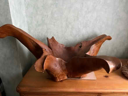 Photo of free A large teak bowl (Bridgewood Gate ME5) #1