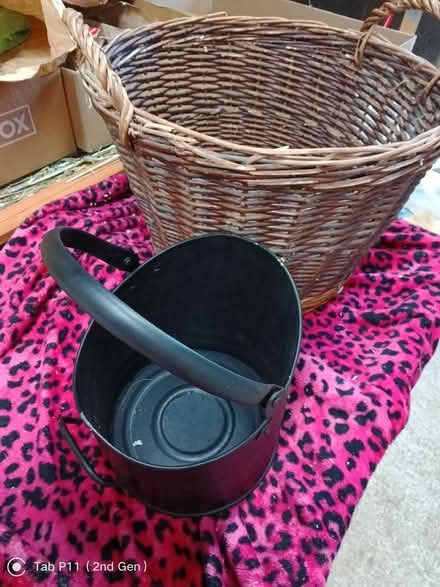 Photo of free Log basket and scuttle (Minster Lovell) #1