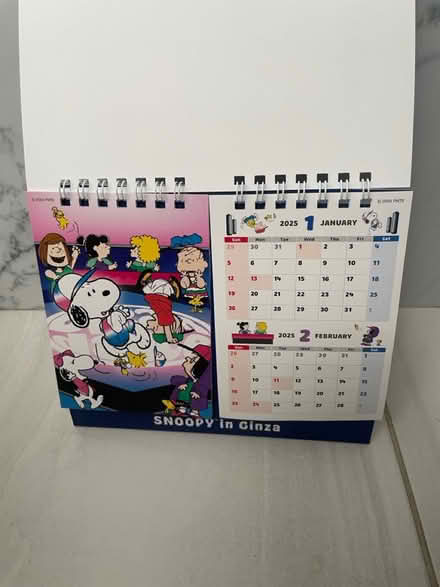 Photo of free 2025 snoopy ginza calendar (Kennedy/16th in Markham) #2