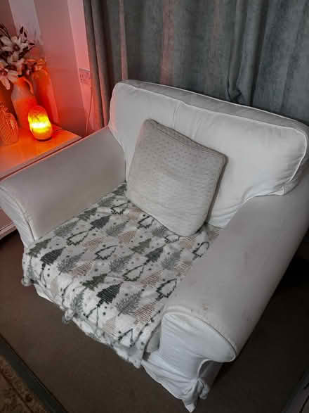 Photo of free White Arm Chair (Malvern, WR14) #1