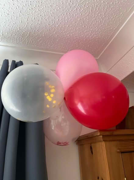 Photo of free 15x pink/white/red balloons (Entry Hill BA2) #1
