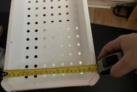 Photo of free Small plastic white shelves (EH16 Craigmillar) #3