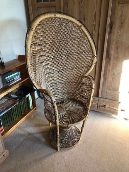 Photo of free Wicker/Rattan Peacock Chair (Forest Wood LD8) #1