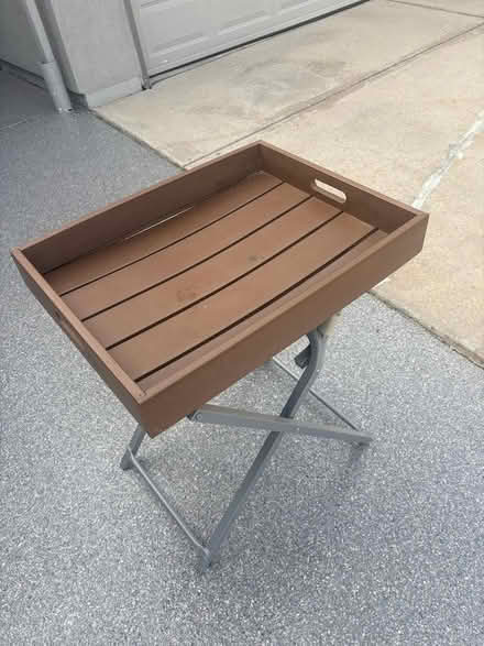 Photo of free Patio shelf/tray (Gun Club/Jewell, Murphy Creek) #1