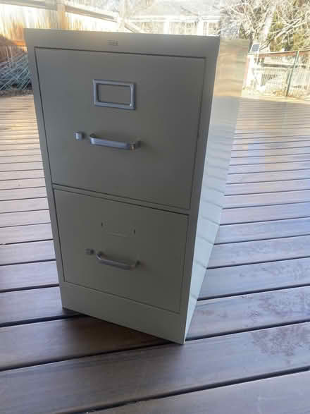 Photo of free Two-drawer file cabinet (S. Boulder) #1
